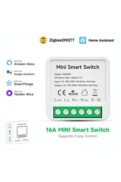 Choice Z2M 16A Z2M Smart Breaker Relay Switch ZigBee3.0 Voice Control Support...