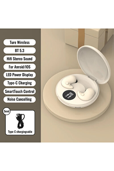 choice2 سماعات أذن لاسلكية من كيبيدومي، لون كاكي، بتقنية بلوتوث 5.3، غير مرئي...