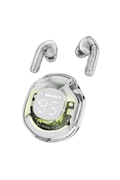 Choice سماعة رأس بلوتوث لاسلكية White Moon T8، سماعات بلوتوث لاسلكية، شاشة عر...