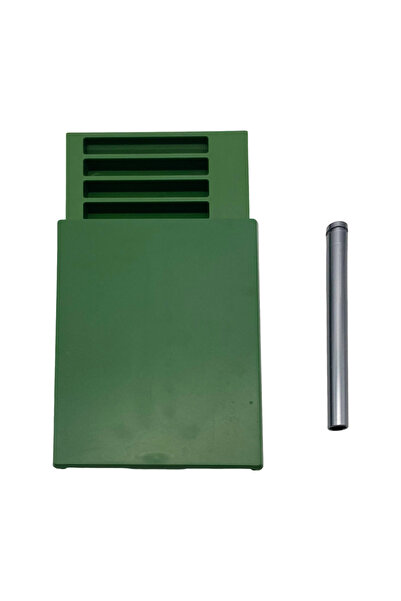 Choice3 Green 1PC Plastic Cigarette Case with Metal Tube 8Pcs Card Slot Box L...