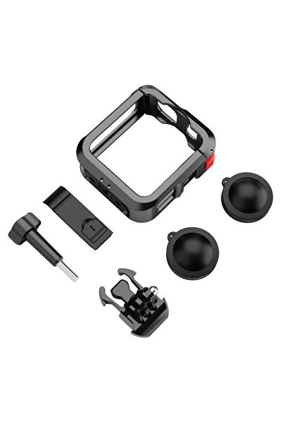 Choice طقم إطار كومبو لكاميرا GoPro Max 2، قفص من سبائك الألومنيوم لكاميرا Go...