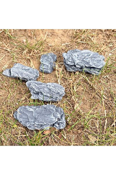 Choice1 مجموعة من 5 قطع من الصخور ذات الأشكال العشوائية وغير المنتظمة لمحاكاة...