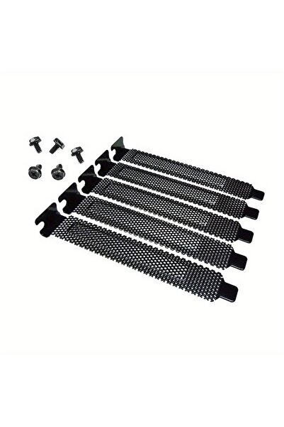 Choice1 5 SET 5pcs PCI Slot Cover Dust Filter Blanking Board Cooling Fan Vent...