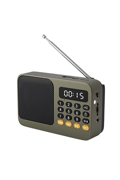 choice2 مكبر صوت لاسلكي أخضر مزود براديو FM وبلوتوث 5.0، مكبر صوت محمول مزود ...