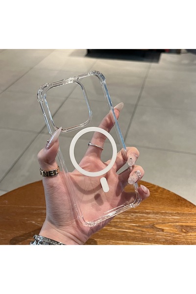 choice2 حافظة هاتف OPPO Find X9 شفافة مغناطيسية صلبة مع إطار ناعم لهاتف Find ...