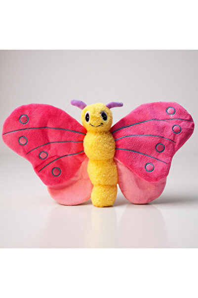 Choice1 Pink Dog Chew Toy Simulated Plush Butterfly Sounding Bite Resistant K...