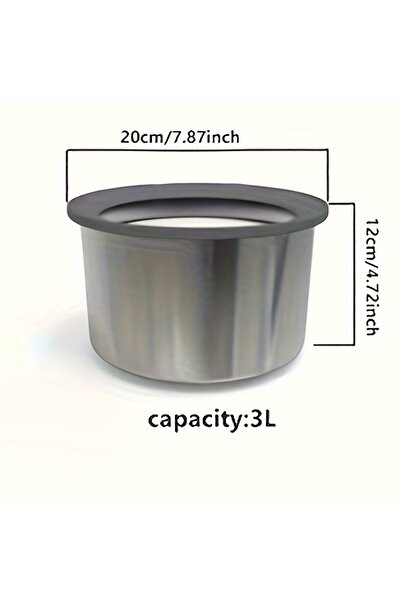Choice 3L Stainless Steel Dog Water Bowl Anti-Spill Floating Disk Design Slow...