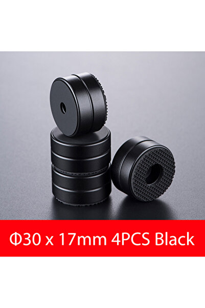 Choice3 D30x17 أسود 4 قطع من سبائك الألومنيوم، قاعدة مكبر صوت هاي فاي، وسادة ...