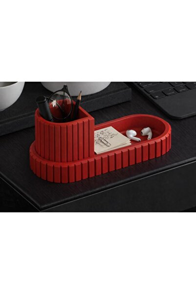 İFAA Decorative Desktop Organizer Pen Holder – Multi-Compartment Office Desk ...