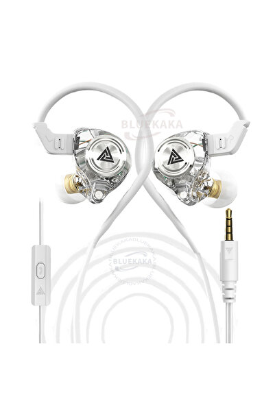 Choice3 سماعات رأس White Mic QKZ 15D للصوت المحيطي الديناميكي، سماعات أذن داخ...