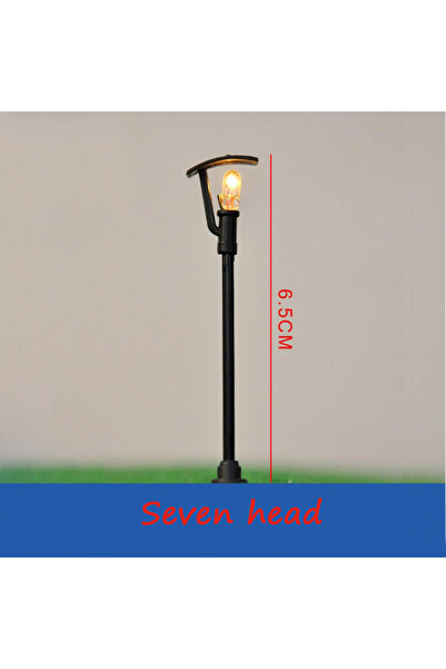 Choice1 5 قطع من مصابيح LED نموذجية بسبعة رؤوس، 6.5 سم، لأعمدة إنارة بيوت الد...