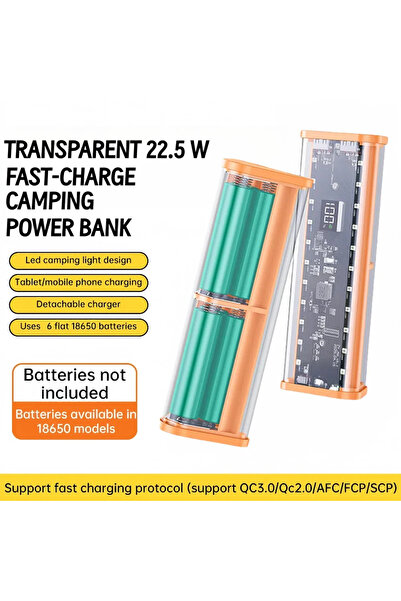 choice2 علبة شحن متنقلة من نوع kebidumei برتقالية اللون، بسعة 20000 مللي أمبي...