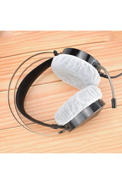 Choice 100 قطعة من أغطية سماعات الرأس غير المنسوجة للاستخدام مرة واحدة، قابلة...