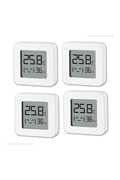 Choice1 مقياس حرارة ميجيا 4 قطع، مقياس حرارة ذكي لاسلكي يعمل بتقنية البلوتوث،...