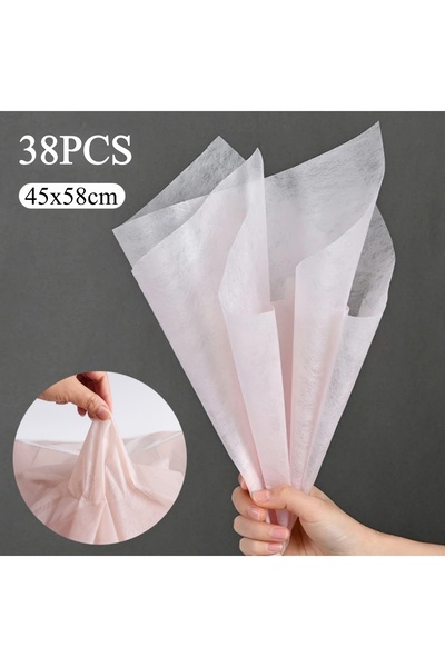 Choice4 38 قطعة - وردي - كبير، 38 قطعة من ورق تغليف تنسيق الزهور، ورق تبطين ل...