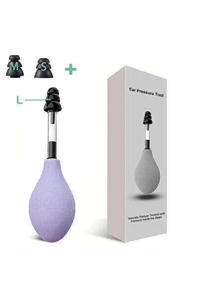 Choice3 Purple Ear Pressure Tool Portable Ear Pressure Relief Suction Device ...