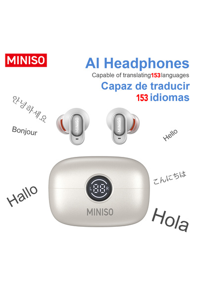 Choice سماعات أذن لاسلكية بلوتوث مينيسو MS105 مزودة بتقنية الذكاء الاصطناعي، ...