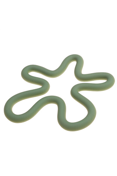 Choice14 1pcs Green Geometrical Heat Resistant Silicone Mat Drink Cup Coaster...