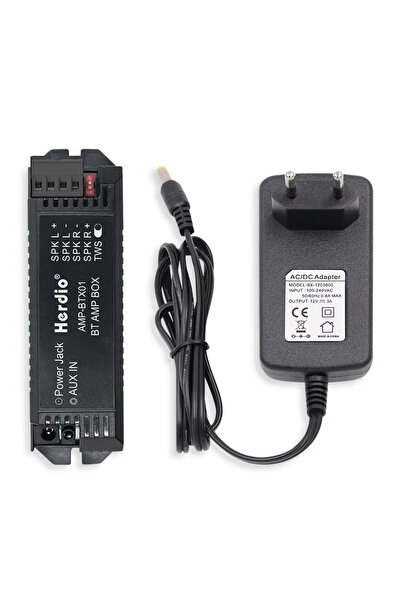 choice2 EU plug Herdio 2 channels Home Power Amplifier Audio Bluetooth Aux Mi...