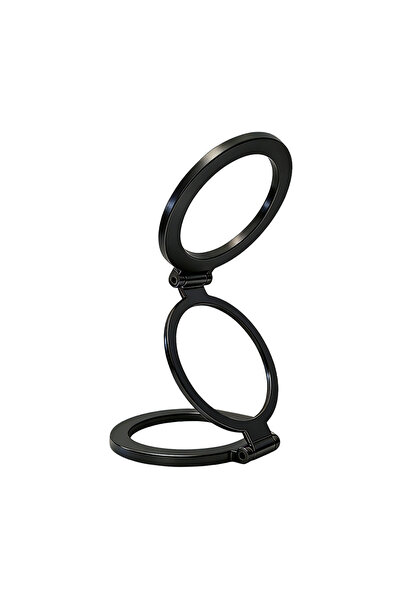 Choice1 حامل أسود للهاتف اللوحي، مزود بحلقة مغناطيسية، 3 أقسام، تثبيت مغناطيس...