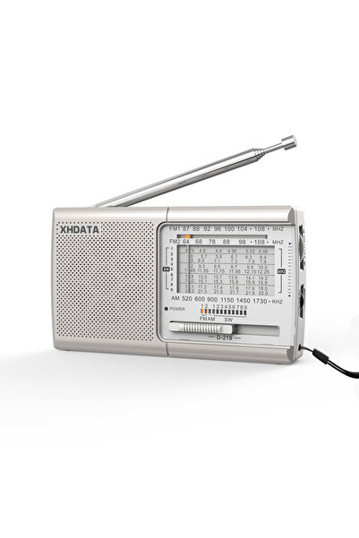 Choice1 راديو محمول D219-1k-white XHDATA D219 AM FM MW موجات قصيرة نطاق عالمي...