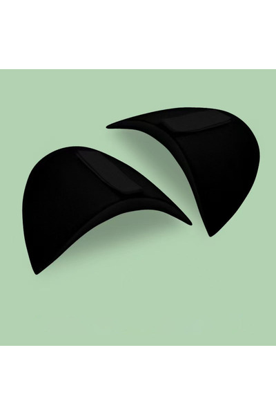 choice2 9x15.5cm Black 1PCS Detachable Sponge Shoulder Pads Suitable for DIY ...