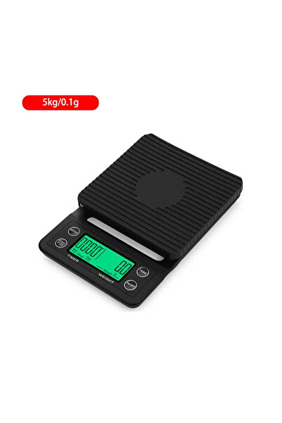 Choice ميزان قهوة بالتنقيط مع مؤقت، 5 كجم/0.1 جم، 3 كجم/0.1 جم، 5 كجم/0.1 جم،...