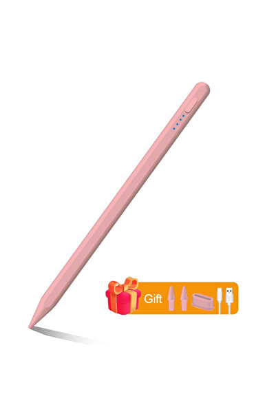 Choice3 قلم لمس عالمي وردي اللون لأجهزة أندرويد/آي أو إس - قلم لوحي بشاشة لمس...