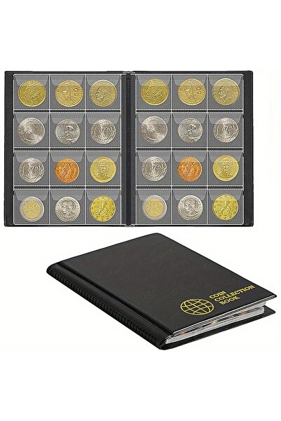 choice2 حامل ألبوم لحفظ العملات المعدنية التذكارية، قطعة واحدة، 120 كيسًا