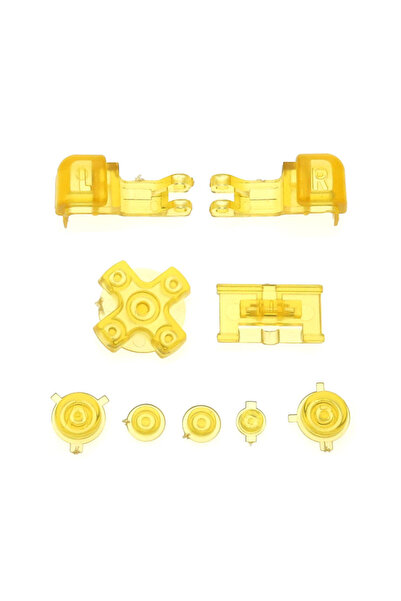 Choice17 Clear Yellow YuXi Replacement Butt Set For Gameboy Advance SP for GB...