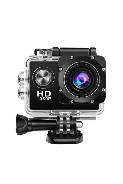 Choice كاميرا رياضية متعددة الوظائف مقاومة للماء تحت الماء، سوداء اللون، مناس...