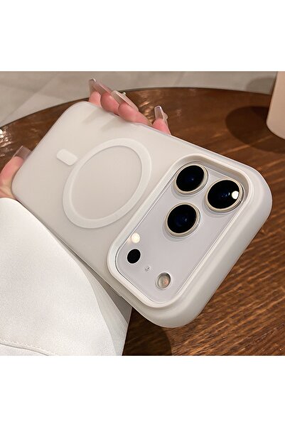 Choice97 جراب فاخر أبيض اللون، 2 في 1، مغناطيسي، مقاوم للصدمات، متوافق مع آيف...