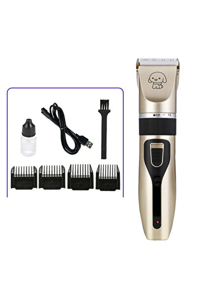Choice مجموعة ماكينة حلاقة شعر الحيوانات الأليفة الذهبية، مناسبة للأرانب والك...