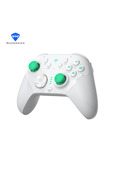 Choice1 وحدة تحكم ألعاب لاسلكية MACHENIKE G6Pro ثلاثية الأوضاع، بيضاء اللون، ...