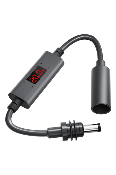 Choice كابل تمديد ستارلينك صغير بطول 0.2 متر مزود بشاشة عرض رقمية للتيار والج...