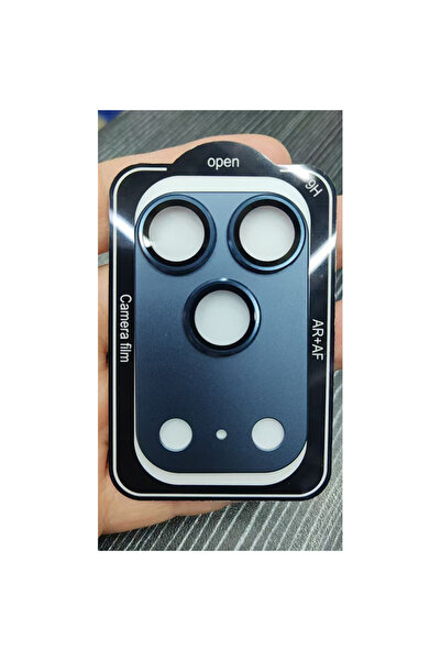 Choice5 Tempered glass for iPhone 17ProMax Blue Metal Tempered Glass Camera S...