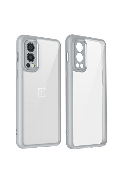 Choice OnePlus Nord 2 5G Pc + tpu Gray Nord2 DN2101 DN2103 Case Shockproof Si...