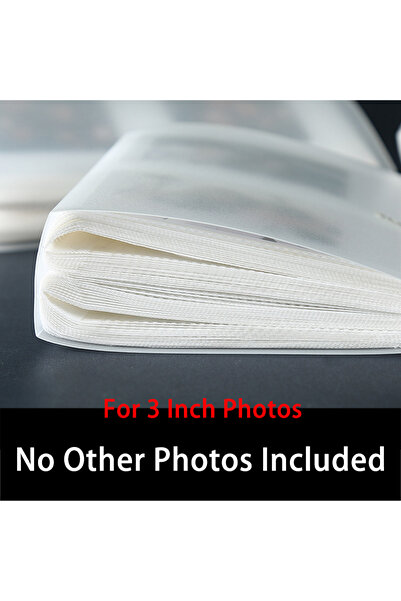 Choice ألبوم صور بـ 80 جيبًا، حامل صور شفاف مقاس 3 بوصات لألبومات إنستاكس ميني.
