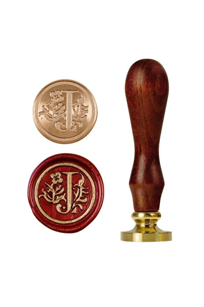 Choice5 J 1set 26 ختم شمعي من A إلى Z بمقبض خشبي، طلاء ختم شمعي لكل رأس لظرف ...