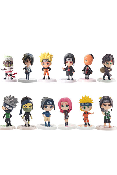 choice2 Bandai 12Pcs No Box Hot 12pcs/set Anime Figure Naruto Shippuden Hinat...