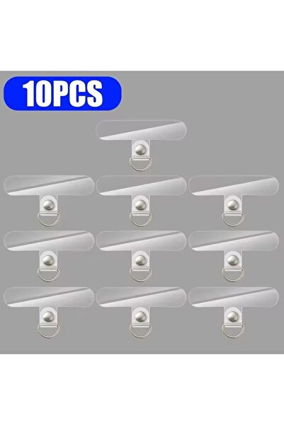 Choice1 10PCS Universal Transparent Detachable Phone Lanyard Clips Card Wrist...