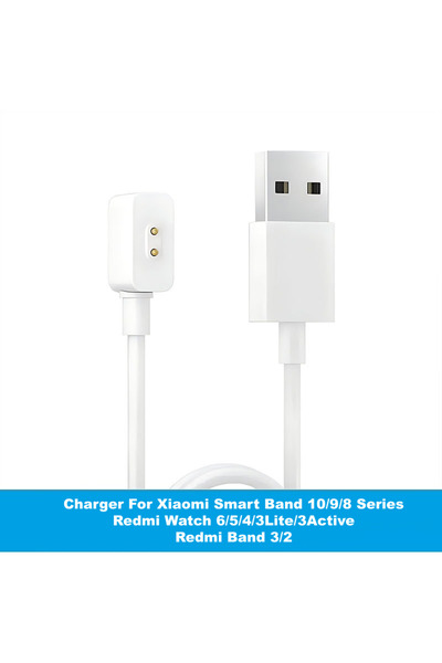Choice1 White For Band8 9 10 Charging Cable for Smart Band 10 9 8 7 Pro 6 5 4...