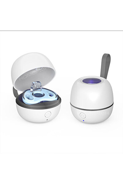 Choice علبة تعقيم اللهايات المحمولة الجديدة باللون الأبيض مع ضوء الأشعة فوق ا...