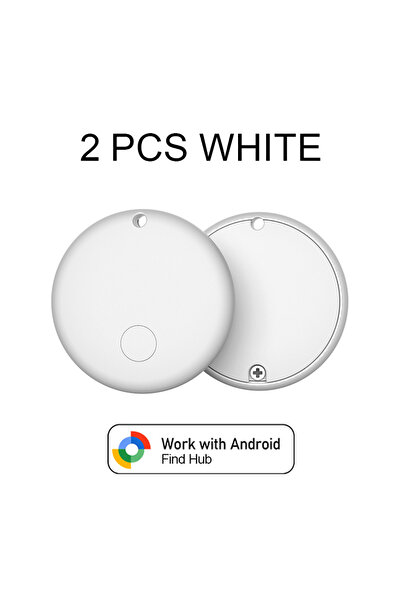 choice2 جهاز تتبع GPS صغير أبيض اللون مكون من قطعتين، يعمل بنظام Android، مزو...