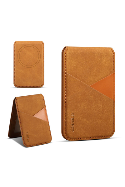 Choice محفظة جلد غير لامعة قابلة للفصل مع حامل هاتف مغناطيسي متوافق مع Magsaf...