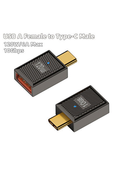 Choice7 AM to CG ZT QS Type C to USB 3.1 10Gbps OTG Adapter USB C Male to USB...