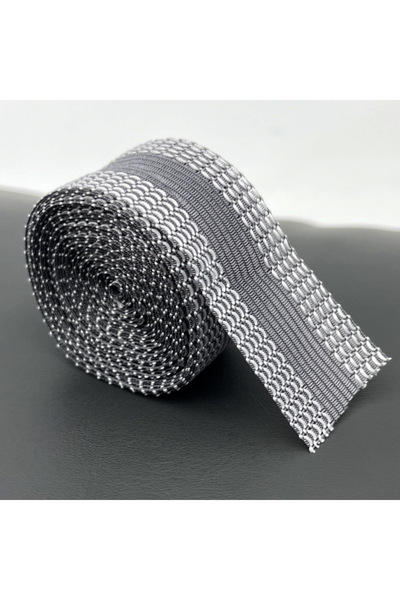 Choice14 قماش خياطة رمادي اللون، 2.5 سم - 10 م، لاصق ذاتي، يُستخدم لتعديل حوا...