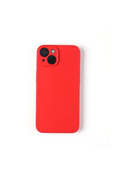 Choice28 غلاف هاتف من السيليكون السائل الأحمر لهاتف iPhone 14، متوافق مع iPho...