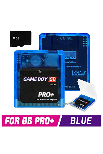 choice2 TRN Blue GB PRO+ Game Card Gameboy Card OS.V4 2000 in 1 With 8GB TF C...