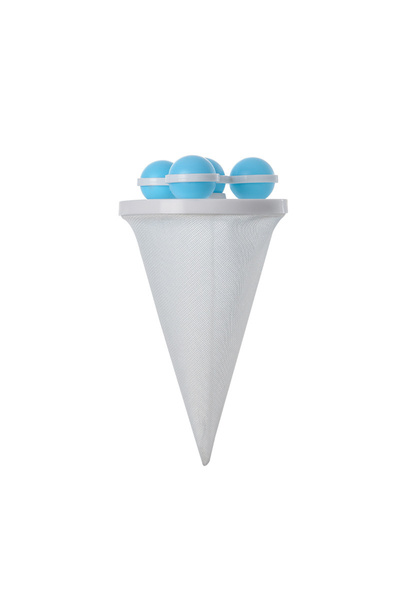 choice2 Blue Reusable Washing Machine Filter Bag Floating Lint Hair Catcher P...